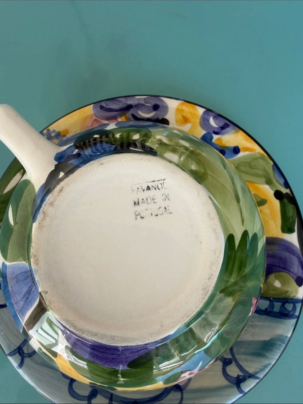 Crate&Barrel colorful hand